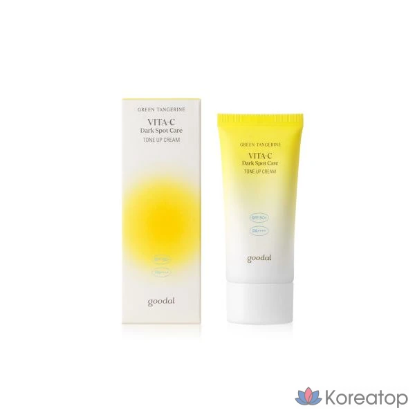 Крем для выравнивания тона кожи Goodal Green Tangerine Vita C Blemish Tone-Up Cream, 50 мл, 1 шт.