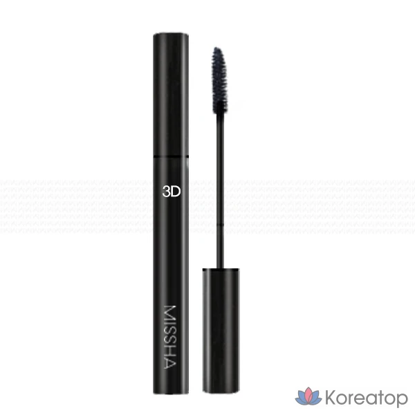 Тушь для ресниц Missha 3D, 7 г, черная, 1 шт.