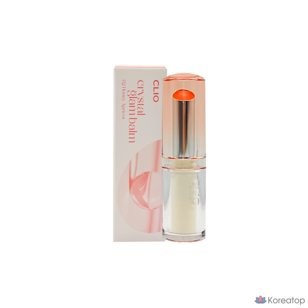 Бальзам Clio Crystal Glam, 2 шт., медово-абрикосовый, 3,2 г, 1 шт.