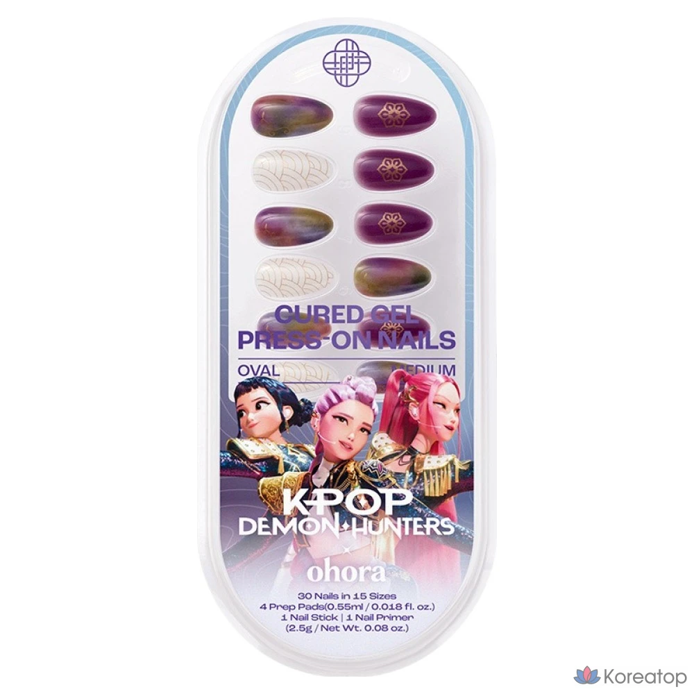 Гель-лак для ногтей Ohora Real Gel Tip, Silk Dancheong, 1 шт.