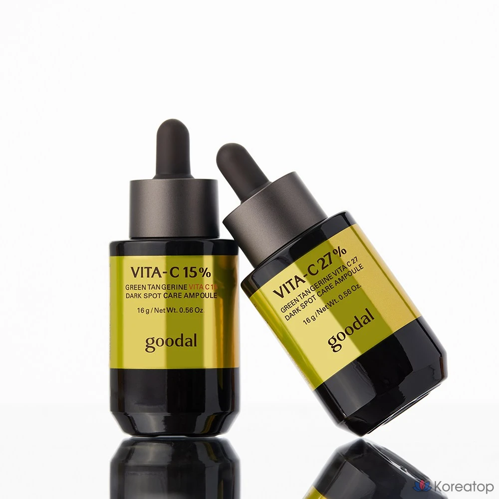 Ампула Goodal Green Tangerine Vita C 15 для точечного ухода за кожей, 16 г, 1 шт.