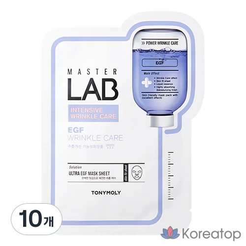 Маска для лица Tony Moly Master Lab Easy GF Mask Sheet, 19 г, 1 упаковка, 10 штук.