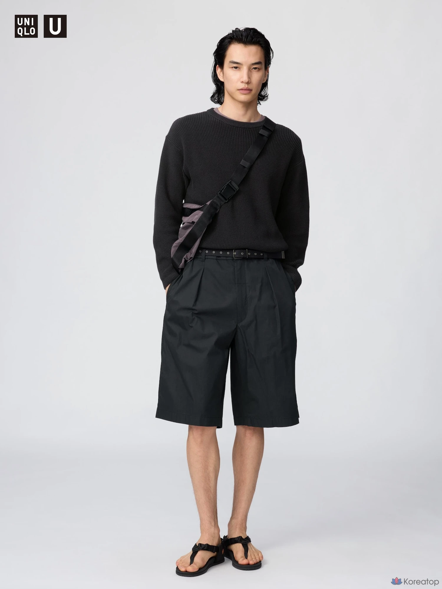 Шорты Uniqlo Tuck Wide Short Pants