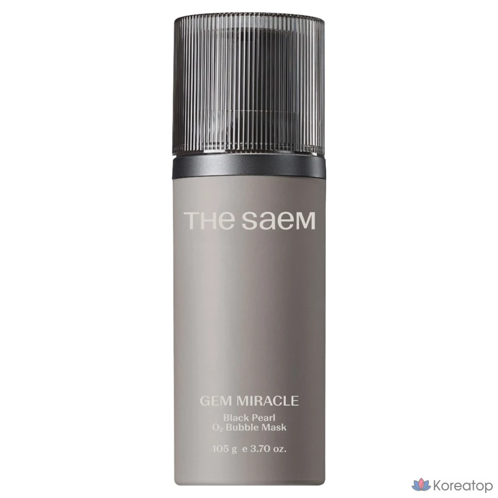 Пузырьковая маска для лица The Saem Gem Miracle Black Pearl O2, 1 упаковка, 1 шт.