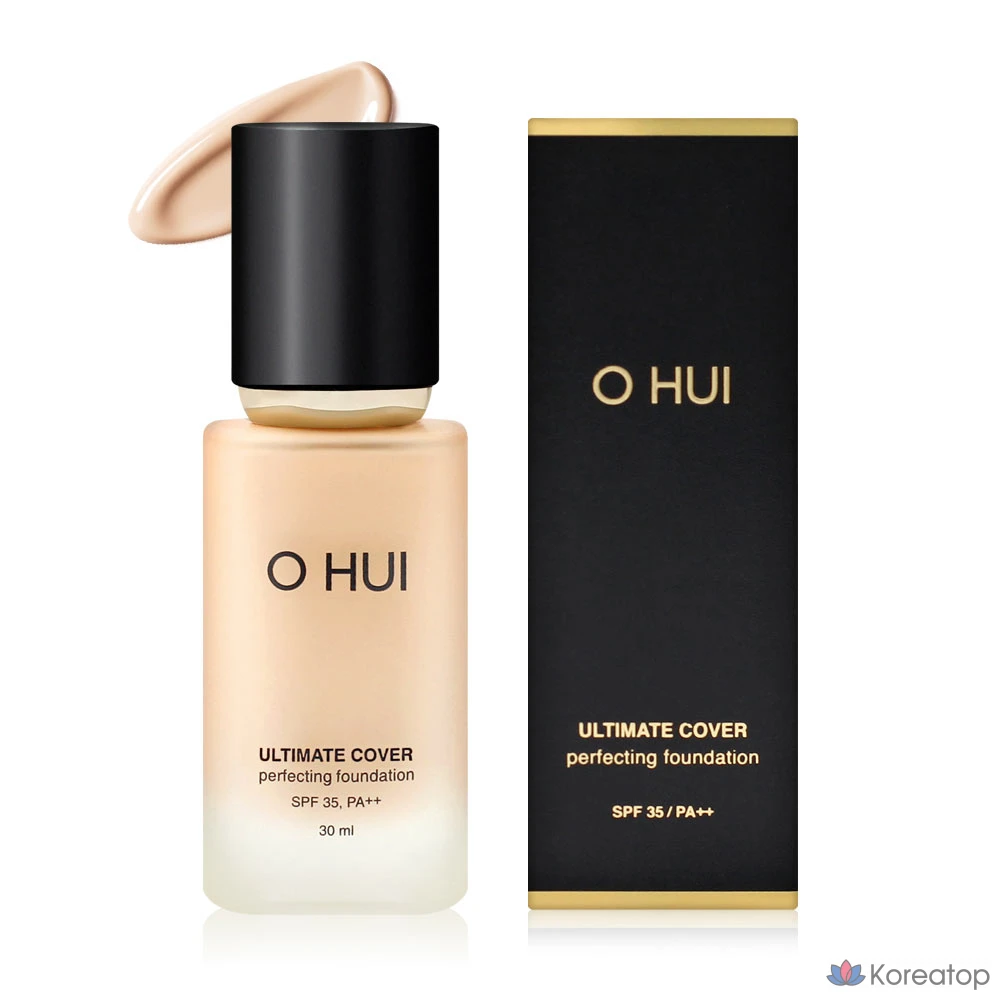 Увлажняющая тональная основа Ohui Foundation Ultimate Cover Perfecting Moisturizing Foundation Y01 Milk Beige, 30 мл, 1 шт.