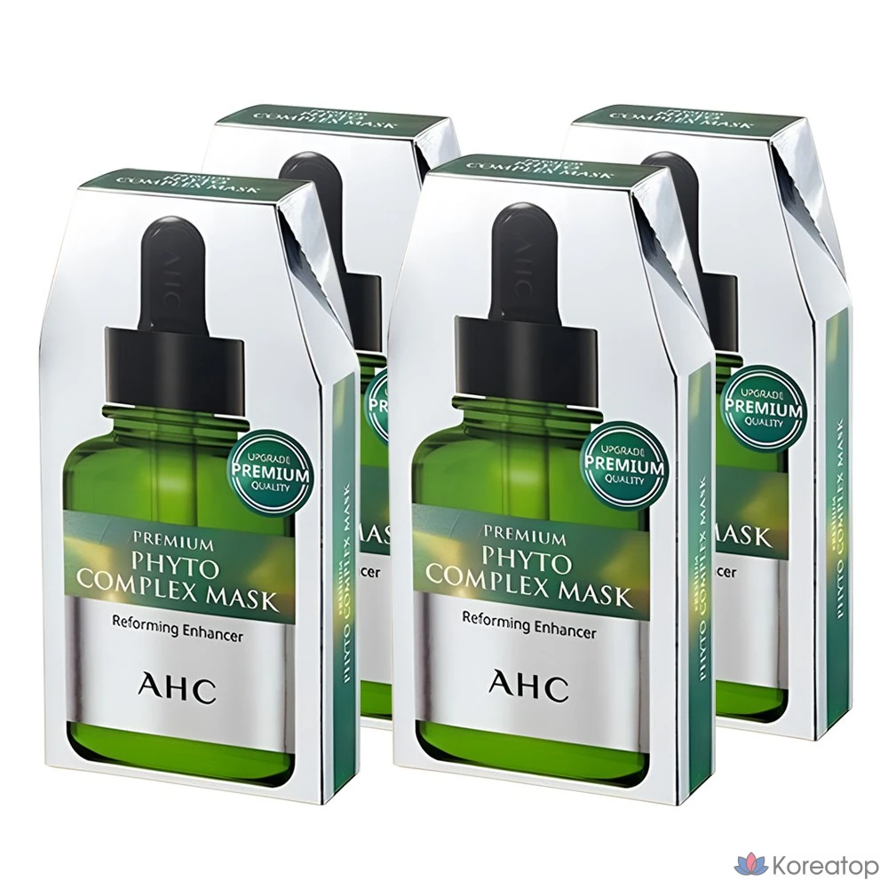 Тканевая маска для лица AHC Premium Phyto Complex Mask, 5 шт., 4 шт.