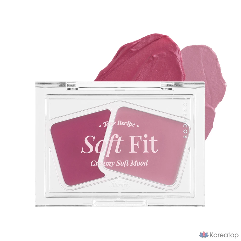 Кремовые румяна Forencos Soft Fitting Cream Blusher, 3 г, 1 шт., оттенок «Сливовый чай» (04).