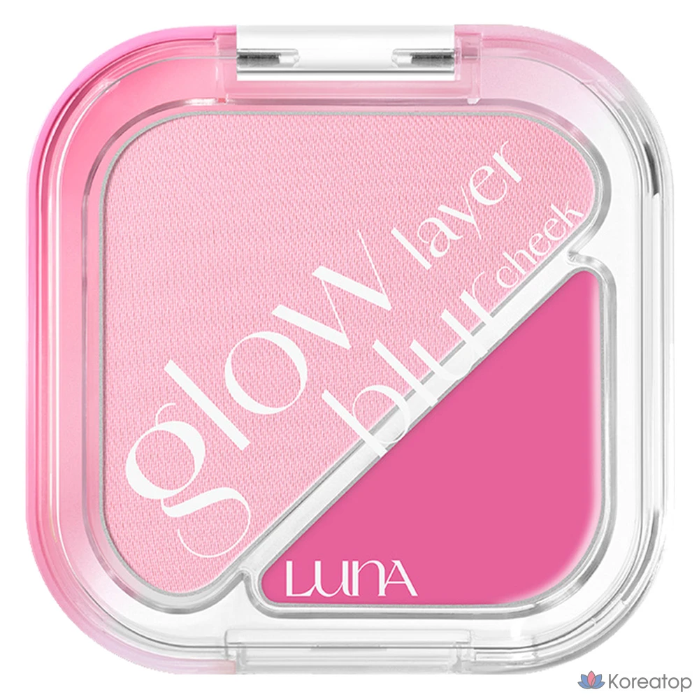 Румяна Luna Glow Layer Blur Cheek Blusher, оттенок 06 Frozen Pink, 1 шт.