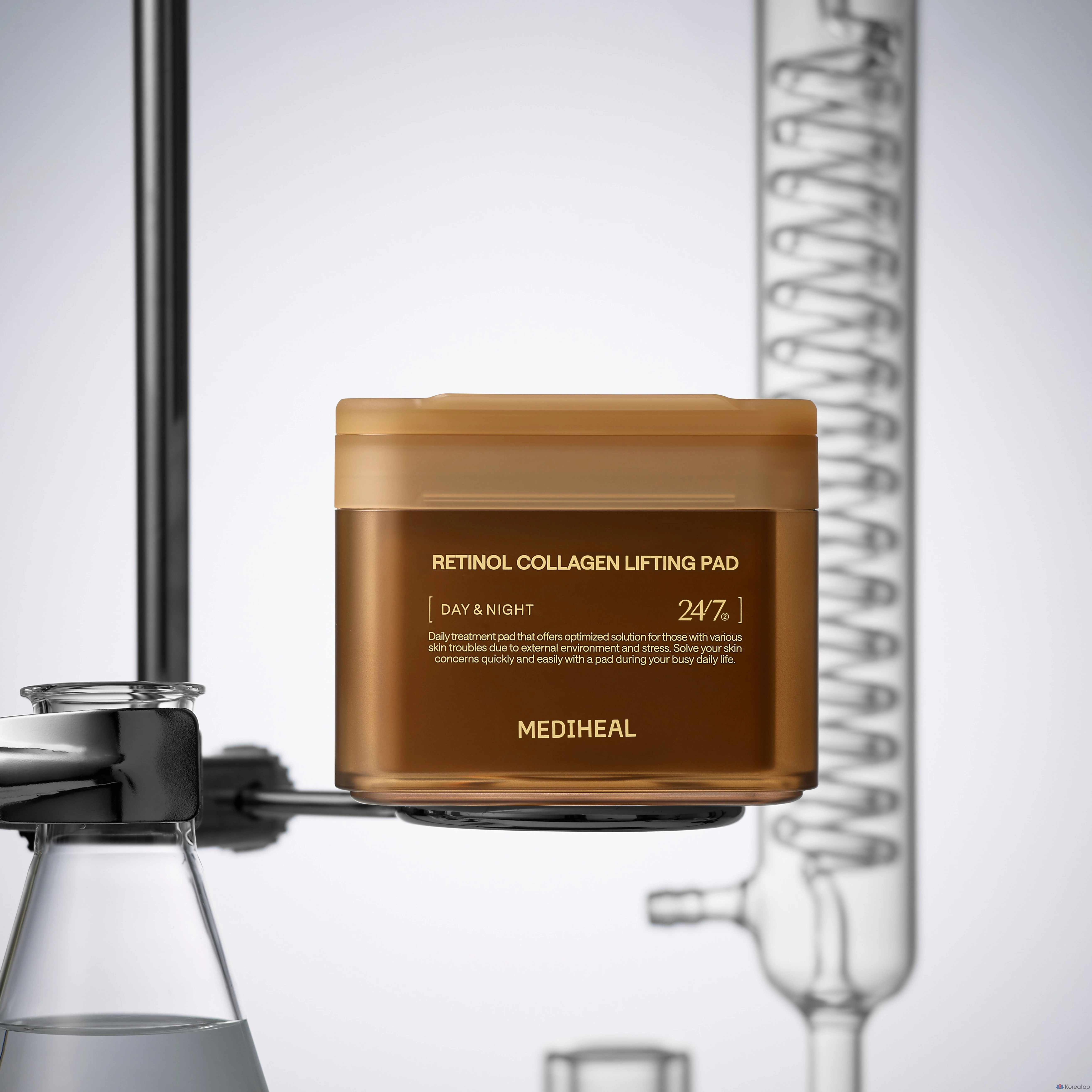 Ретиноловые коллагеновые подушечки Mediheal для повышения эластичности кожи, 180 мл, 100 листов, 1 шт.