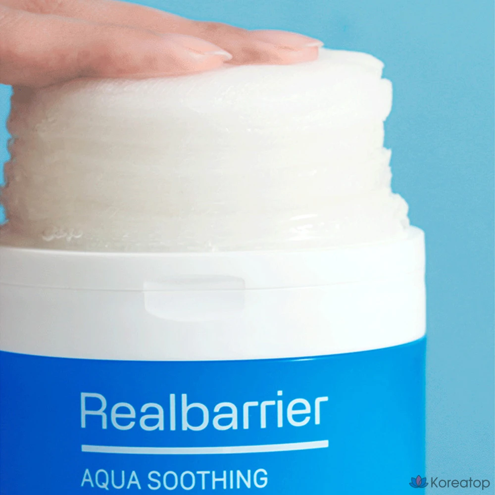 Ампульные успокаивающие подушечки Real Barrier Aqua, 130 мл, 70 листов, 1 шт.