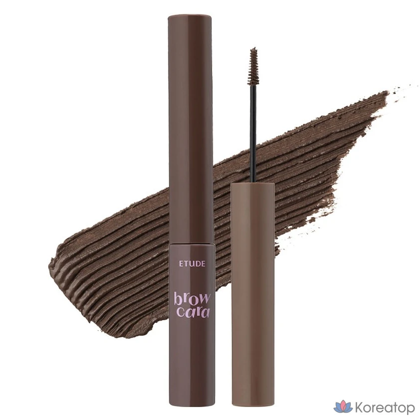 Карандаш для бровей Etude House Drawing Eyes Coloring Browcara, оттенок 01 Gray Brown, 5 г, 1 шт.