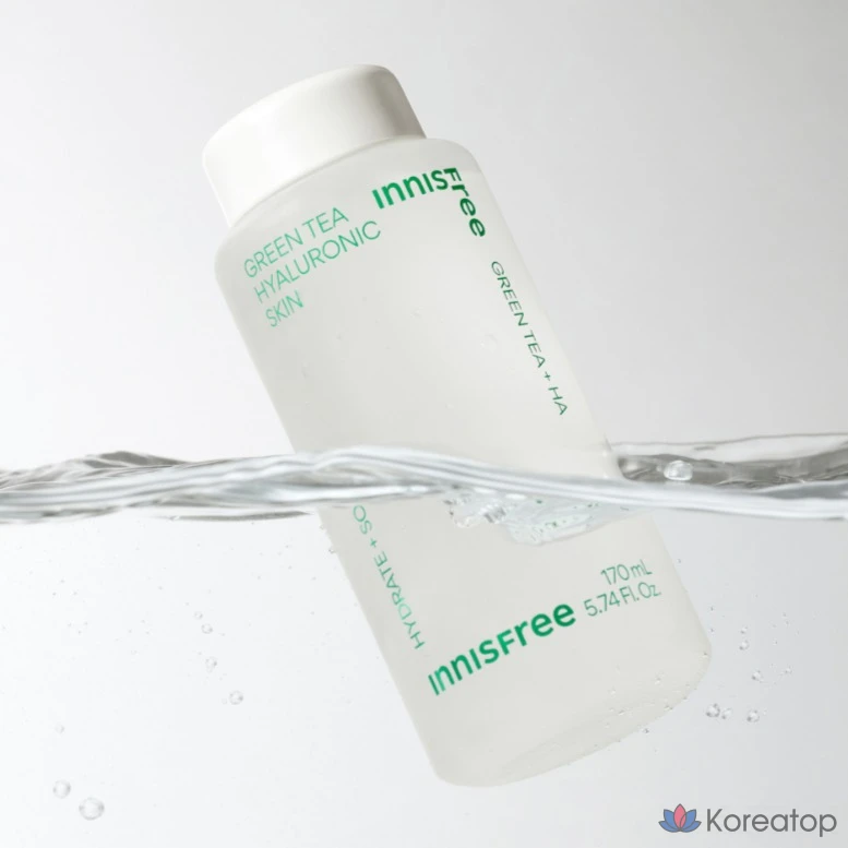 Innisfree Green Tea Hyaluronic Acid Skin, 170 мл, 1 шт.
