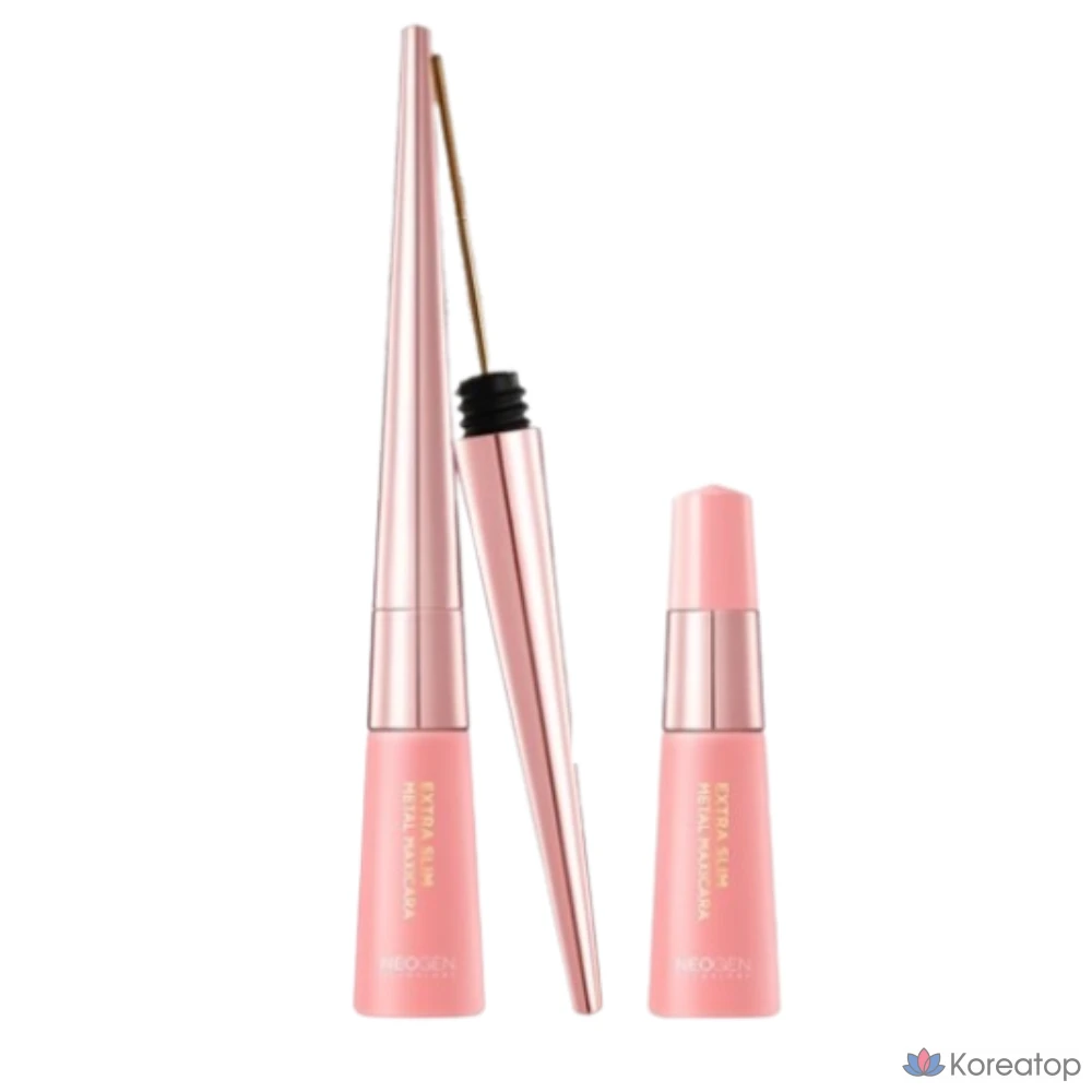 Neogendermalogie Extra Slim Metal Mascara, 6 мл + сменный блок 6 мл, черный, 1 шт.