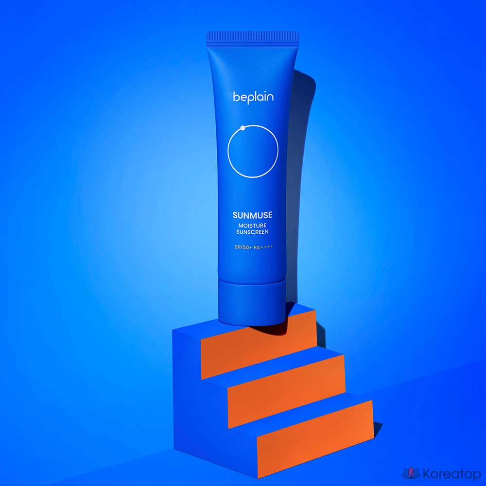Солнцезащитный крем Beplain Sunmuse Moisture Sun Cream SPF50+ PA++++, 2 шт., 1 шт., 120 мл, фото 3