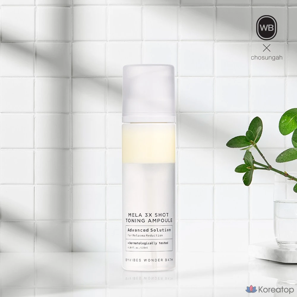 Тонизирующая ампула Wonder Bath Mela 3X Shot, 1 шт., 130 мл