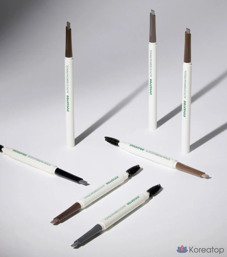 Карандаш для бровей Innisfree Flat Eyebrow Pencil, 0.3 г, оттенок 7 Honey Brown, 1 шт., фото 5