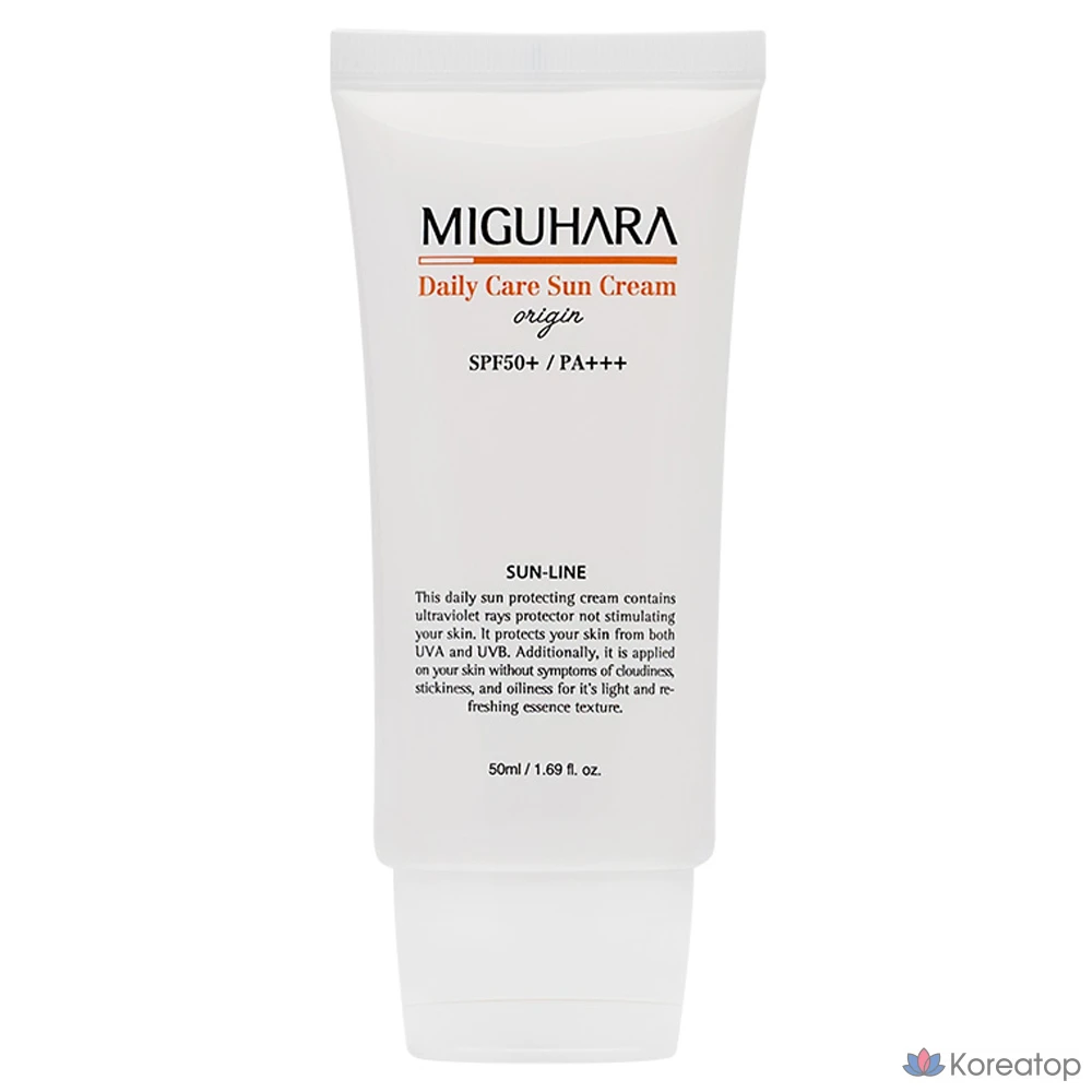 Солнцезащитный крем Miguhara Daily Care Sunscreen Origin SPF50+ PA+++, 50 мл, 1 шт.