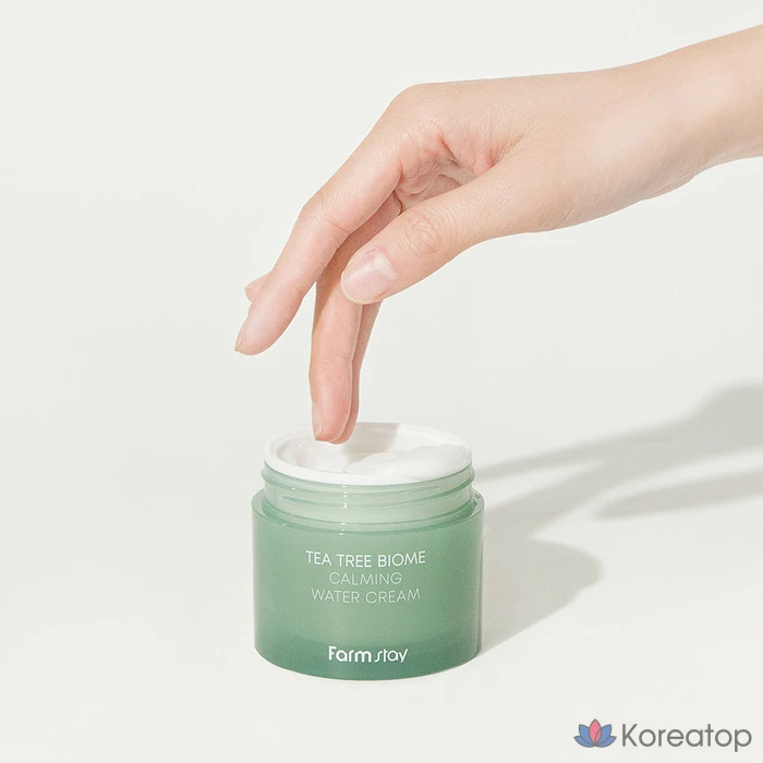 Успокаивающий увлажняющий крем FarmStay Tea Tree Biome, 1 шт., 80 мл