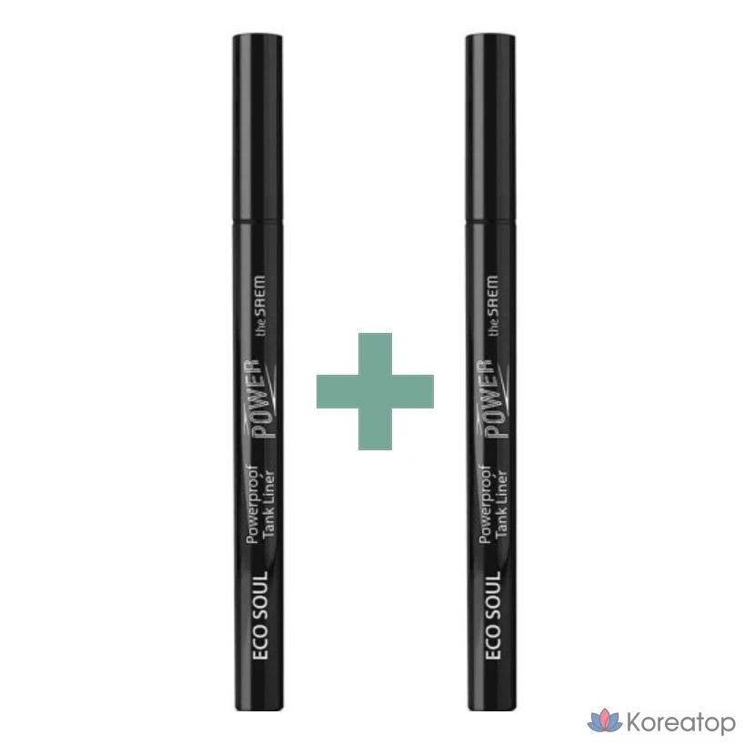 Вкладыш для бака The Saem Eco Soul Powerproof Tank Liner, 1+1, черный, 1 шт.