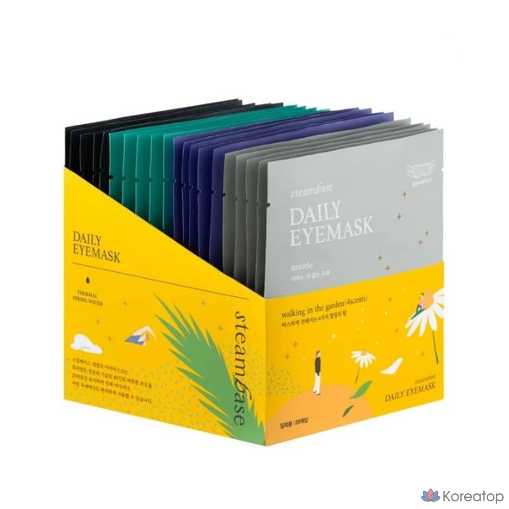 Подогреваемые маски для глаз, 20 штук, с разными ароматами, для снятия усталости глаз и улучшения сна, без отдушек., фото 4