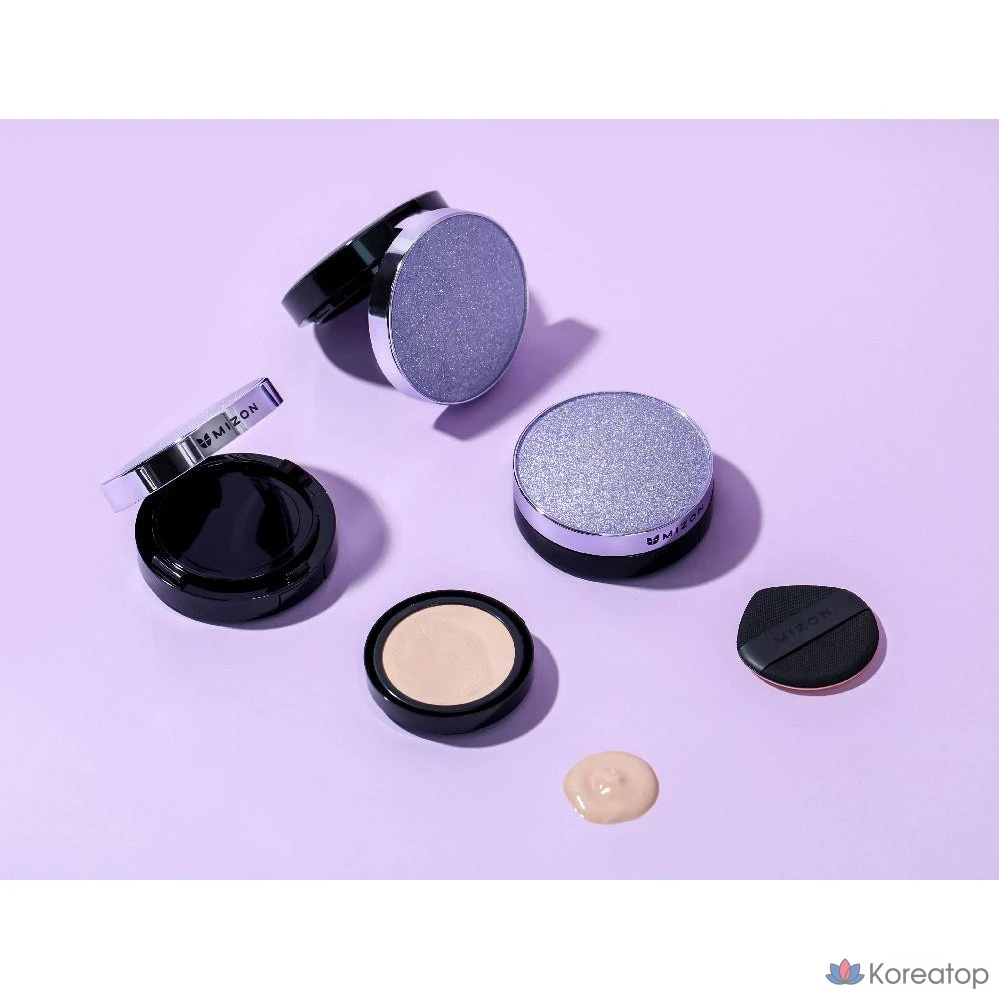 Веганский коллагеновый тональный крем Mizon Vegan Collagen Cushion (основной продукт 15 г + сменный блок 15 г), № 21, 1 шт.