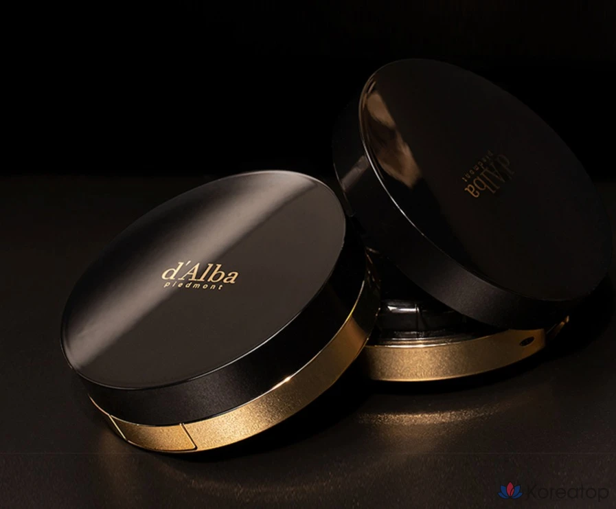 Набор D'alba Skin Fit Grinding Serum Cover Pact 20 г + сменный блок 20 г, № 23, 2 комплекта, фото 3