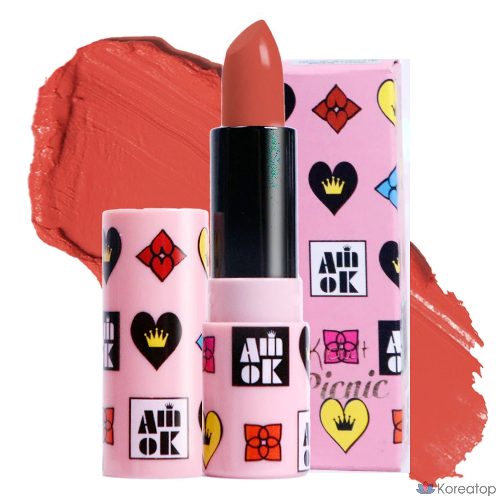 Помада YNM Kitult Picnic, S235 Modern Orange, 4 г, 1 шт.