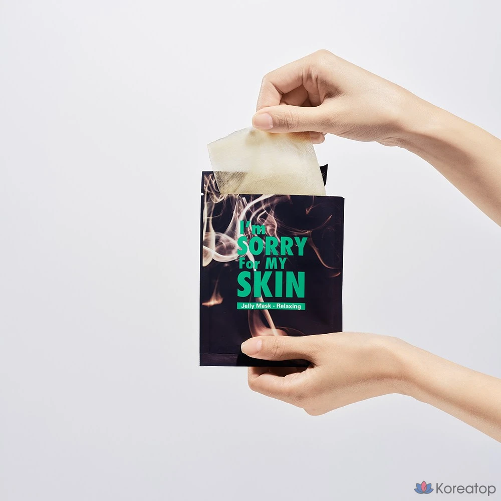 Успокаивающая гелевая маска «I'm Sorry for My Skin», 1 лист, 1 упаковка.