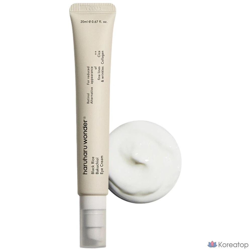 Крем для глаз Haru Haru Wonder Black Rice Bakuchiol, 20 мл, 1 шт.