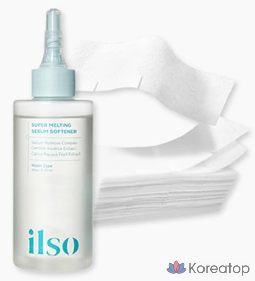 Смягчающее кожное сало Ilso Super Melting Sebum Softener 150 г + самоклеящиеся ватные диски 40 листов (специальный набор, 4 комплекта), фото 2