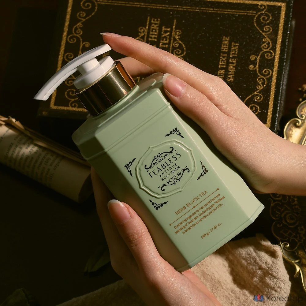 Гель для душа TEABLESS Herb Black Tea Antique с травяным ароматом, 500 г, 1 упаковка
