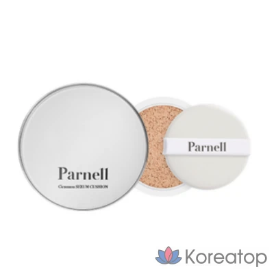 Сыворотка-кушон Parnell Shikamanu, 15 г (1 шт.) + 1 или 2 сменных блока по 15 г, № 23, желтая основа.