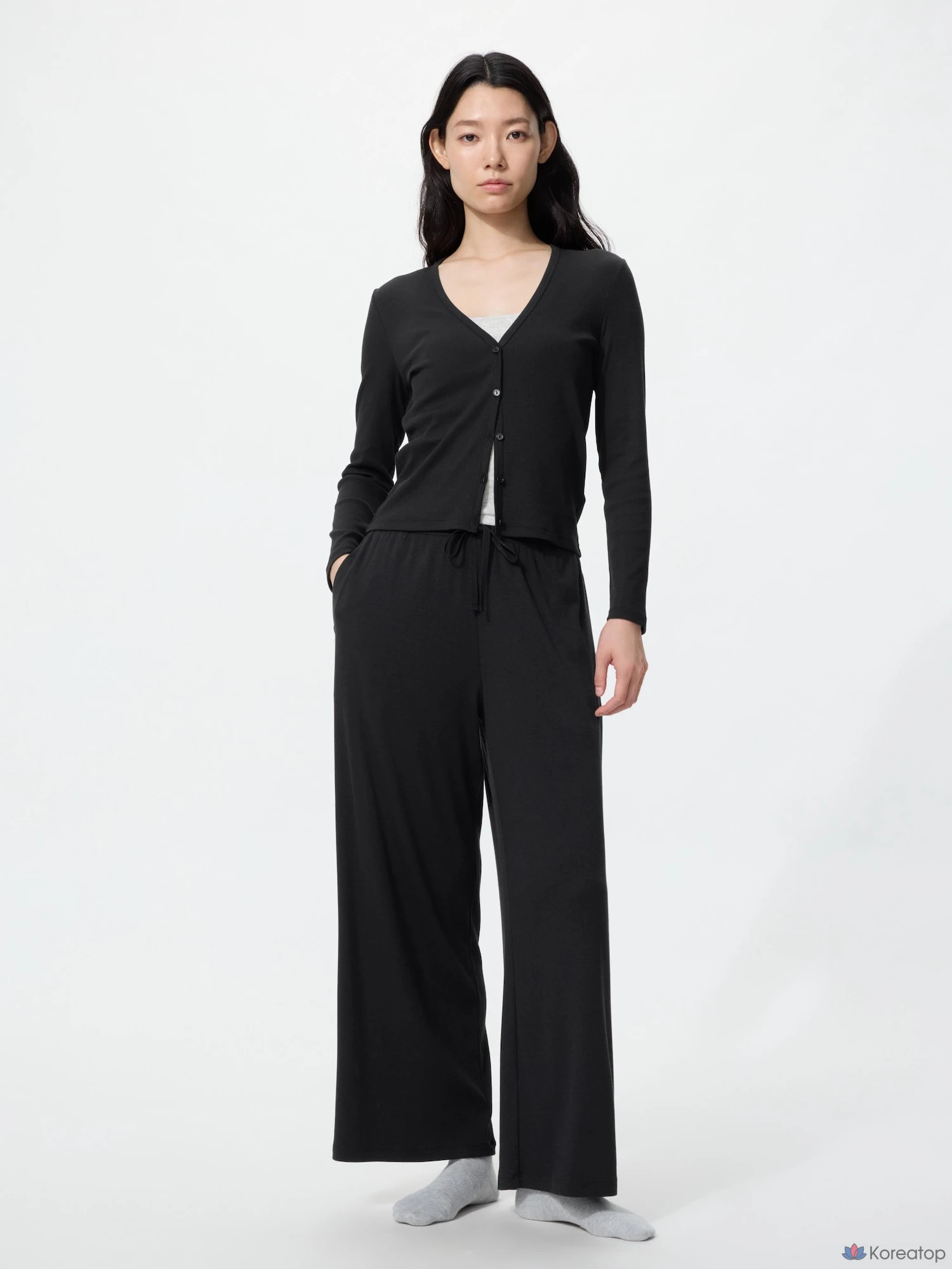 Брюки Uniqlo Rib Wide Easy Pants