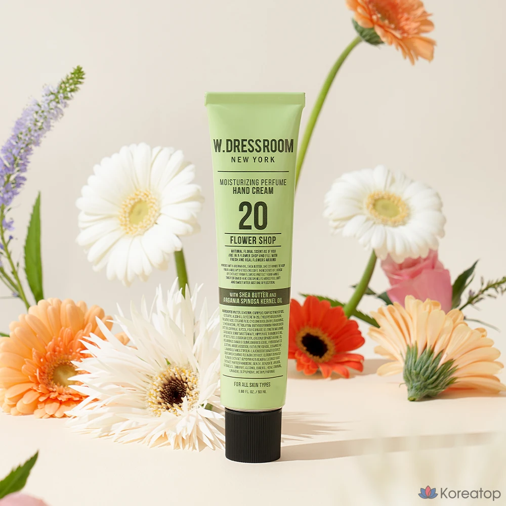 Парфюмерный крем для рук W.Dressroom «Цветочный магазин», 50 мл, 1 шт.