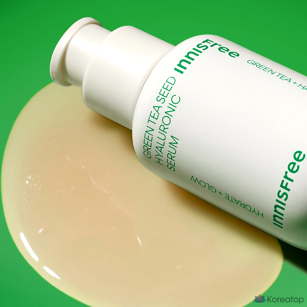 Сыворотка Innisfree Green Tea Seed Hyaluronic Acid Serum, 80 мл, 1 шт., фото 3
