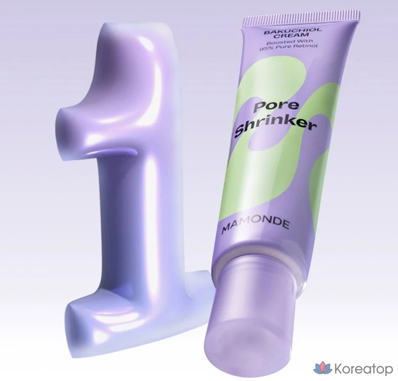 Набор из 2 ампул тоника Mamonde Pore Shrinker Bakuchiol Cream + Retinol, 60 мл, 1 шт.