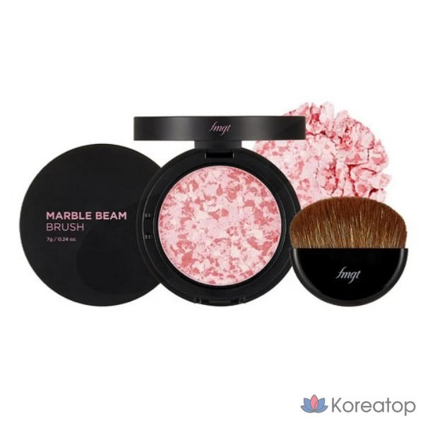 Румяна FMGT Marble Beam, 7 г, 01 Love Pink (розовый), 1 шт.