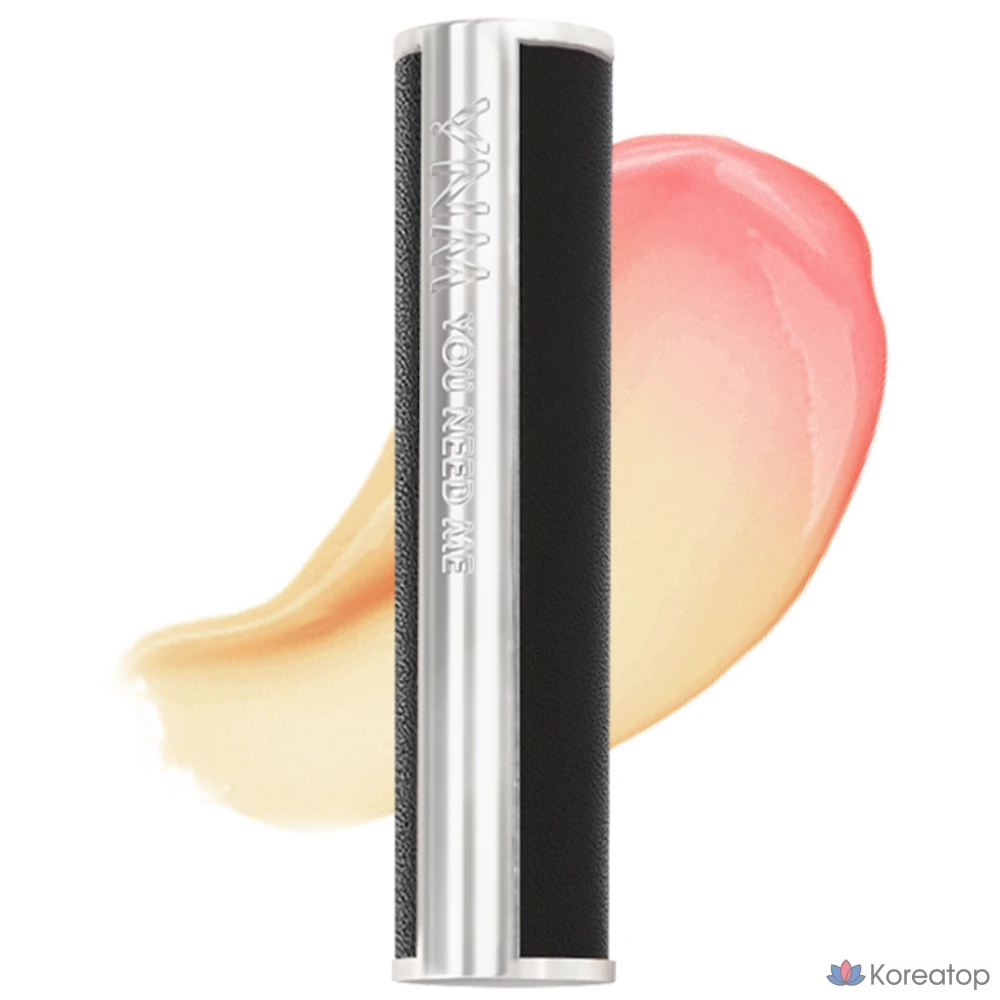 Бальзам для губ YNM Men's Vita Vitality, черный матовый кожаный, 1 шт.