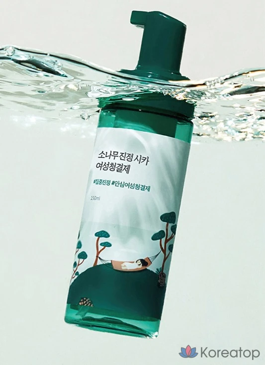 Очищающее средство для интимной гигиены Round Lab Pine Calming Cica, 150 мл, 1 шт.