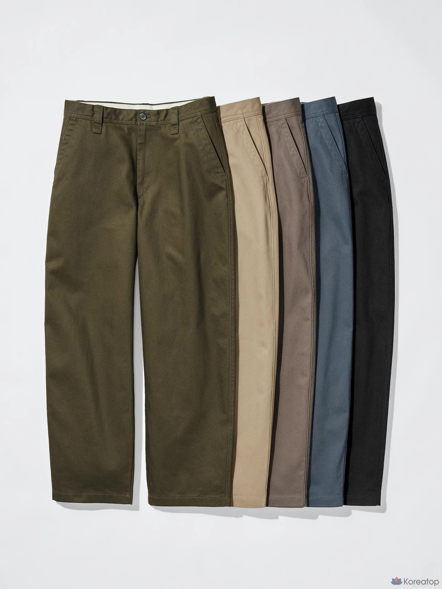 Брюки Uniqlo Wide Chino Pants, длина ноги 72.5-74.5 см
