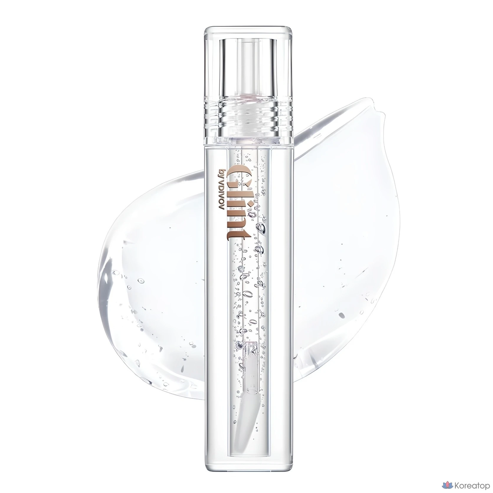 Жидкий гелевый хайлайтер Glint by VDIVOV, блеск для губ 02, 1 шт.