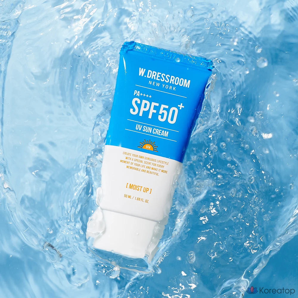 Увлажняющий солнцезащитный крем W.Dressroom SPF50+ PA++++, 50 мл, 1 шт.