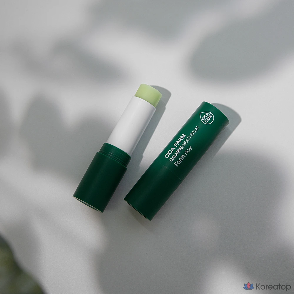 Успокаивающий мультибальзам FarmStay Cica Farm, 10 г, 1 шт.