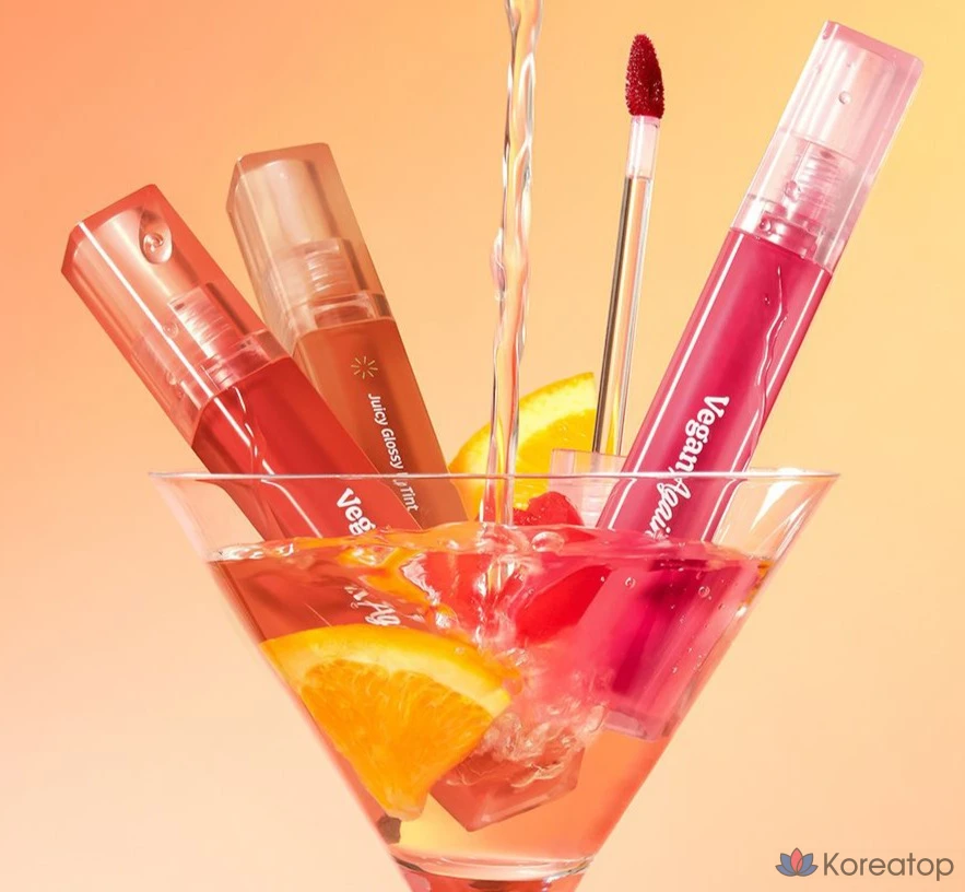 Помада Touch in Sol Vegan Again Juicy Glossy Lip Tint, оттенок «Вишня и роза», 1 шт., 3,9 г, фото 8