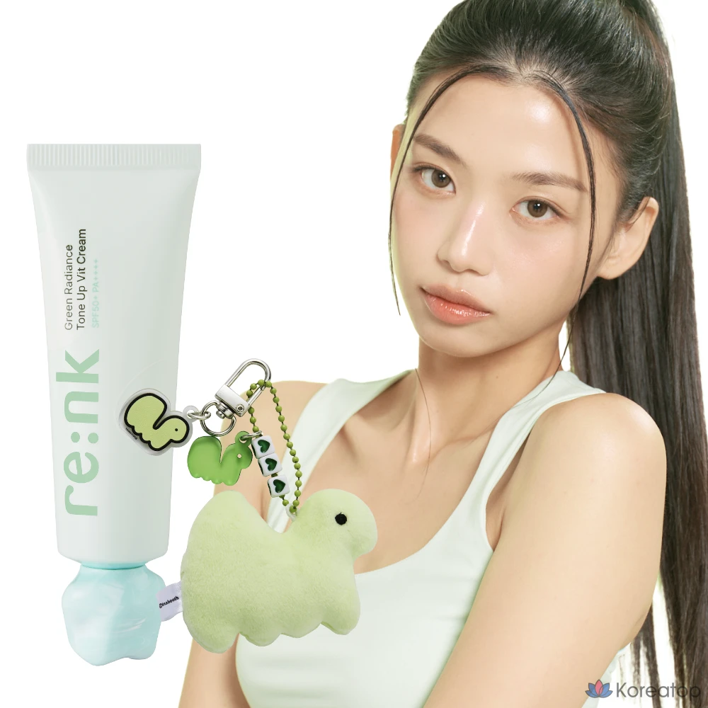 Осветляющий крем Re:Nk Radiance Tone Up SPF50+ PA++++, зеленый, 50 мл, 1 шт., фото 3