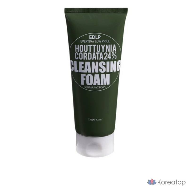Очищающая пенка Derma Factory EDLP Eoseongcho 24%, 120 г, 1 шт.