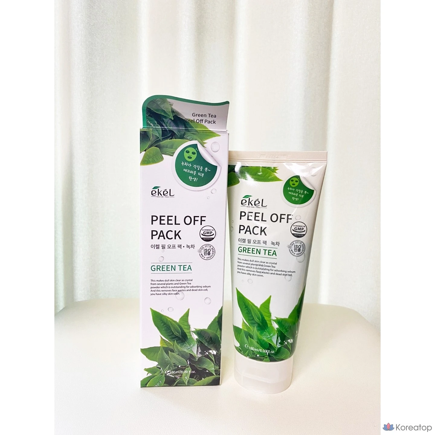 Ekel Ekel Peel Off Pack 180 мл (4 вида: зеленый чай, гранат, алоэ, огурец, 1 упаковка, 1 шт.), фото 2
