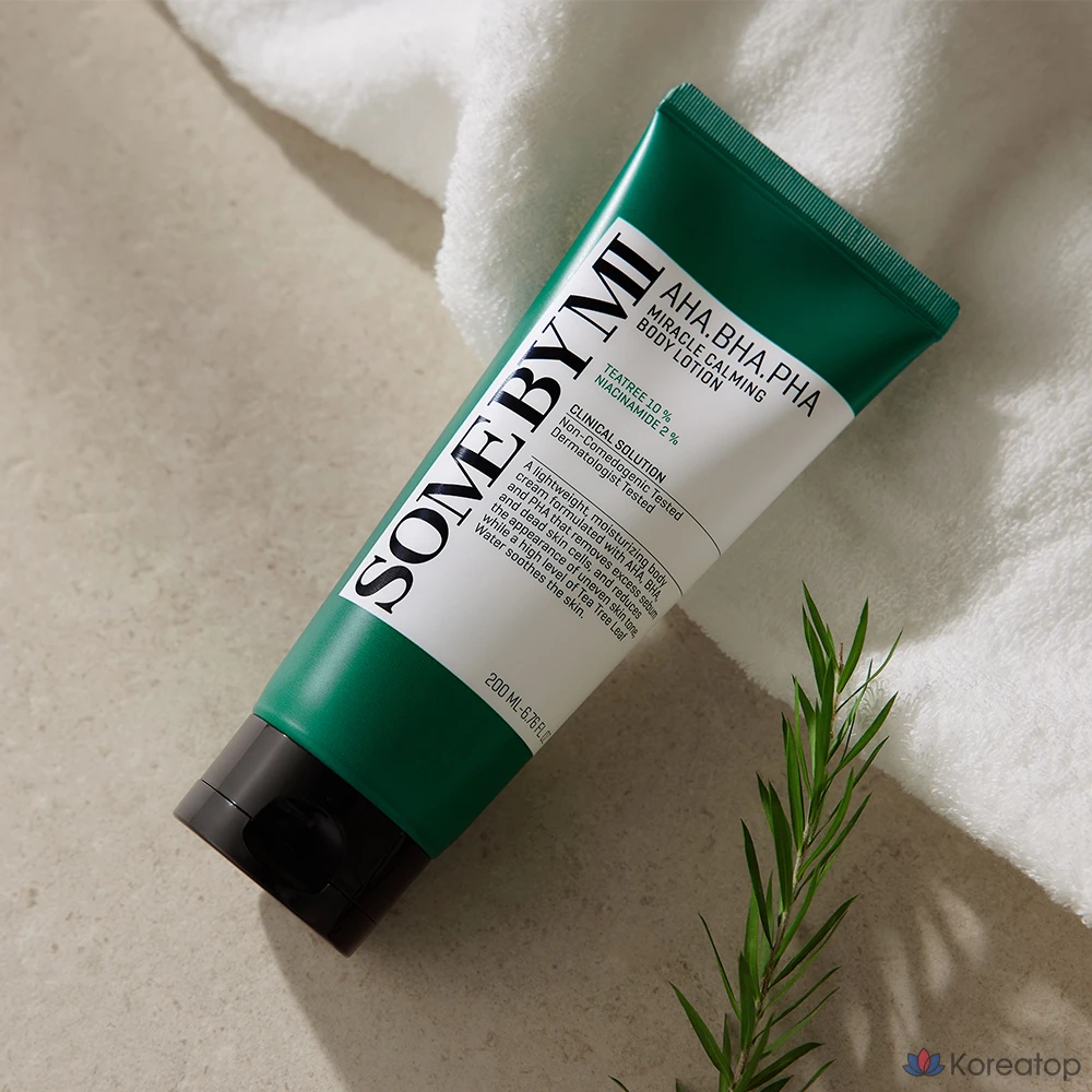 Успокаивающий лосьон для тела Some By Mi AHA BHA PHA Miracle с ароматом масла листьев розмарина, 200 мл, 1 шт.
