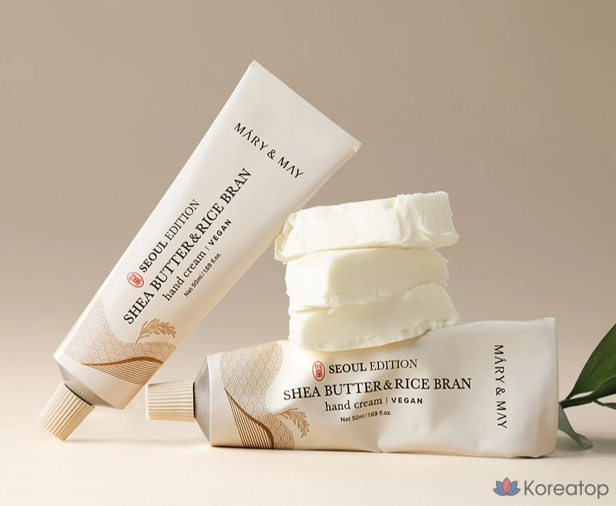 Крем для рук Marienmay с маслом ши и рисовыми отрубями, 1 шт., 50 мл