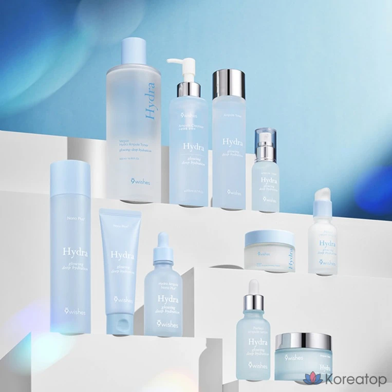 Ампульная сыворотка 9wishes Hydra Plus Ampoule, 30 мл, 1 шт.